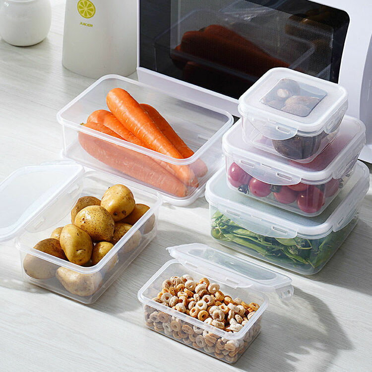 冰箱保鮮收納盒食物密封盒子廚房食品放蔬菜五谷糧儲存