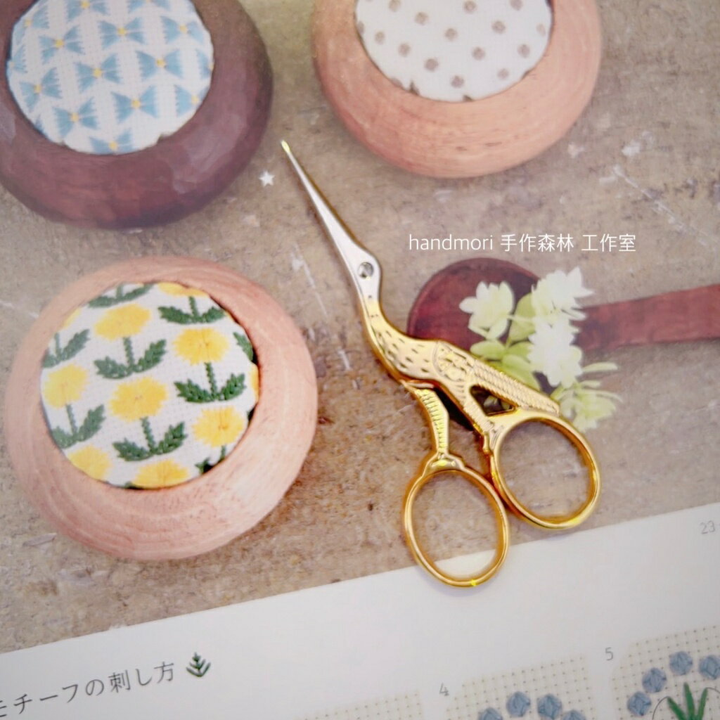 手作森林 德國 Prym【刺繡專用鶴剪】義大利製 刺繡剪刀 線剪 尖頭 十字繡 拼布 縫紉