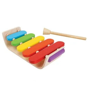 《 PLAN TOYS 》木製 彩虹橢圓木琴 東喬精品百貨