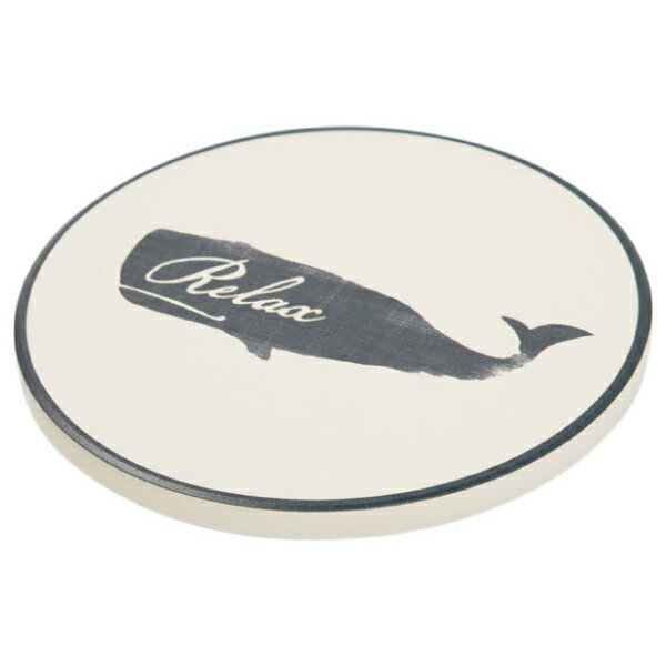 陶瓷吸水杯墊 WHALE