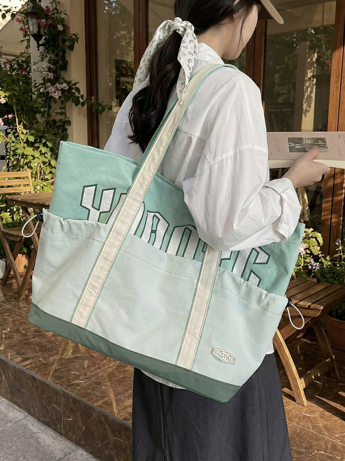 托特包女手提包短途旅行袋大容量單肩包運動瑜伽健身包羽毛球拍包
