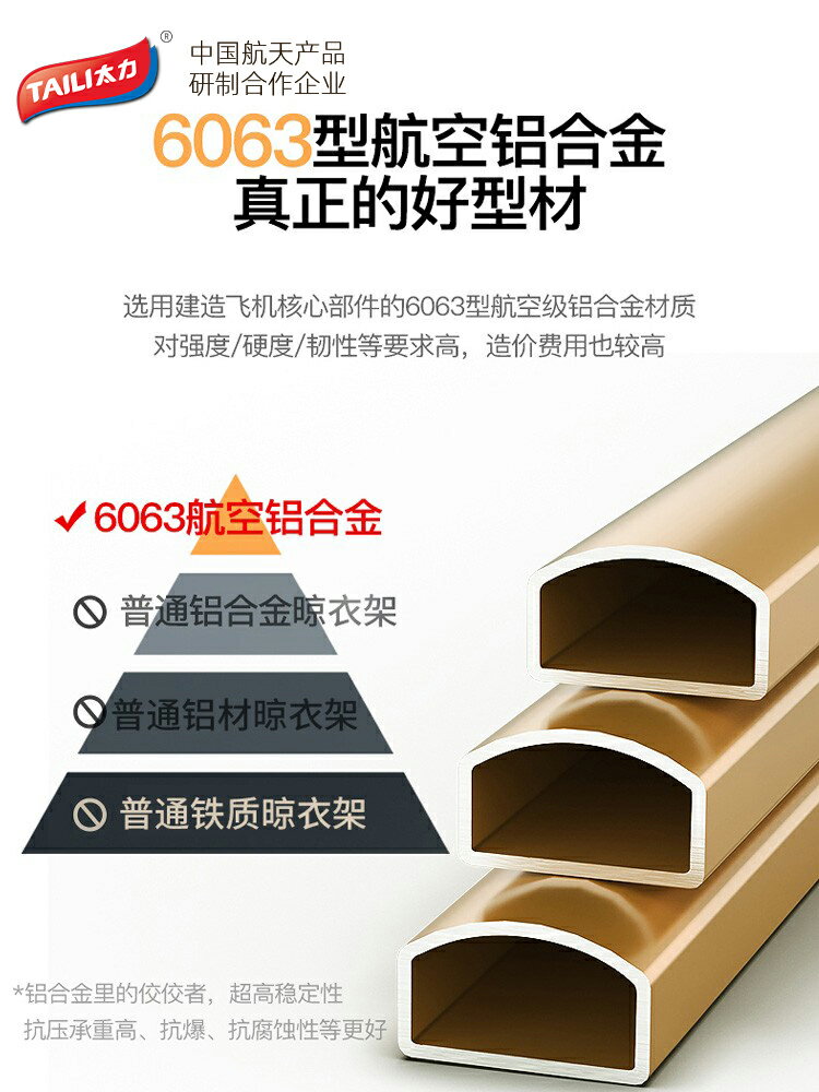 鋁合金晾衣架落地折疊室內陽臺臥室家用晾衣桿伸縮曬衣架被子神器