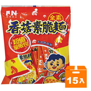 嘉南食品 香菇素脆麵 220g (15入)/箱【康鄰超市】