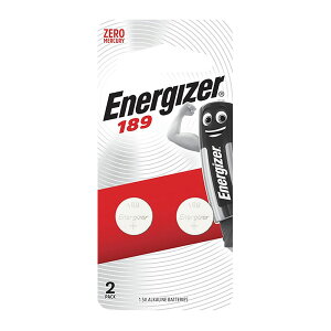 【Energizer 勁量】鈕扣型189鹼性電池 2顆 吊卡裝(1.5V鈕扣電池LR54)