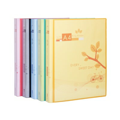 連勤 PP三孔 圓型夾 附封面 12本/箱 LC-3A