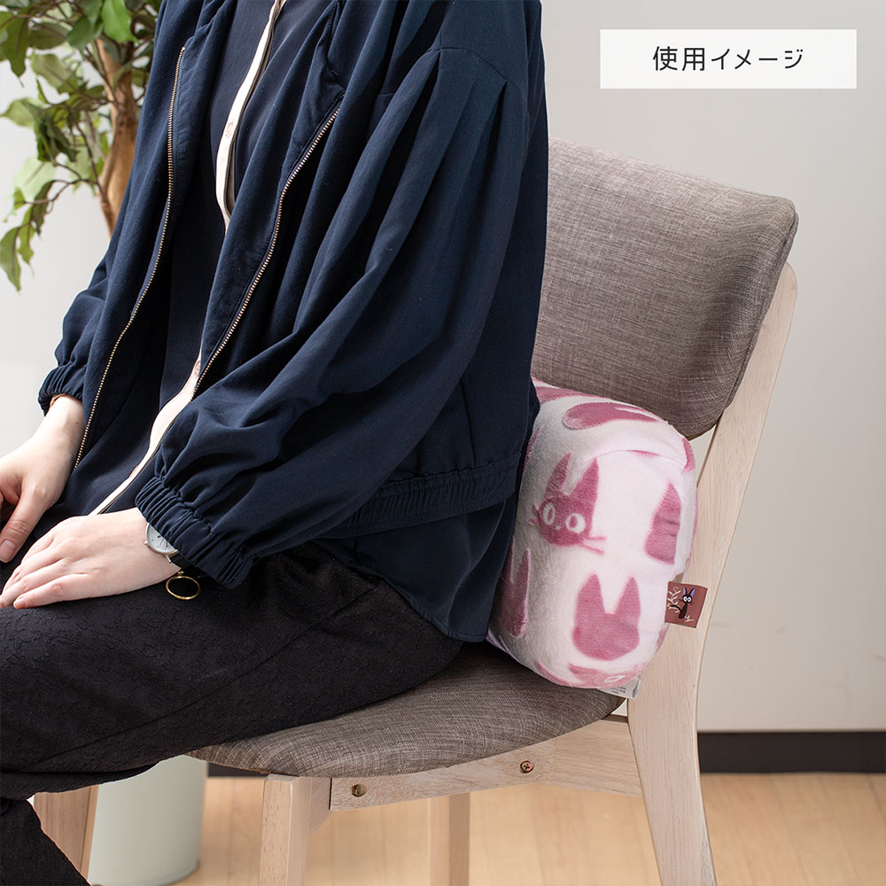 真愛日本 宮崎駿 吉卜力 龍貓 灰塵精靈 立體點點藍 蛋白石 棉柔 低反壓 腰靠枕 靠枕 腰枕 枕頭 抱枕 午睡枕 5
