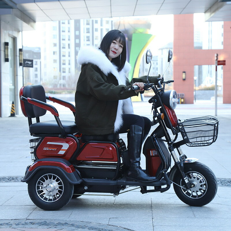臺灣公司/開發票 四輪電動代步車 老人代步車 老人三輪車 三輪車 機車 銷售電動三輪車成人老年休閑代步小型家用迷你接送孩子電瓶車