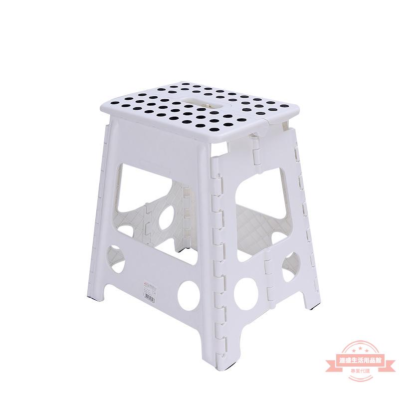 塑料折疊凳簡易椅子通用家用餐桌凳省空間戶外便攜式可疊放高板凳