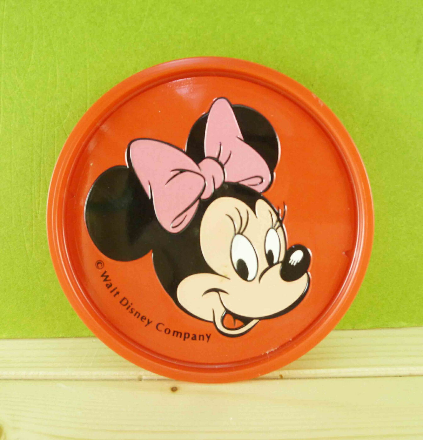 【震撼精品百貨】Micky Mouse 米奇/米妮 杯墊-米妮圖案-紅色 震撼日式精品百貨
