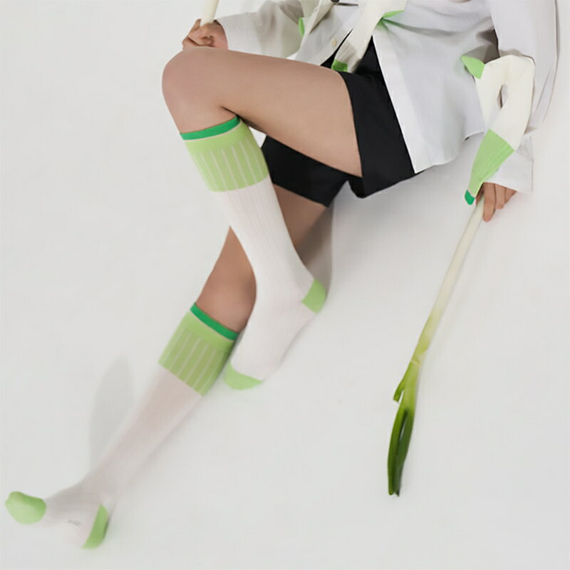 Tinylure Te菜市場系列格子肉肉襪 虎紋豌豆襪 漂浮薯片襪 凹凸玉米襪 條紋蔥蔥襪 親子襪【APP享6%回饋】 9