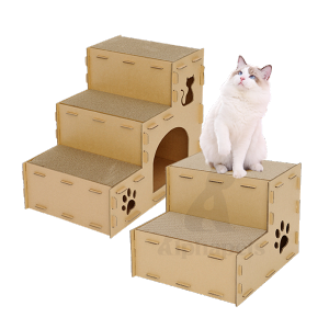 瓦楞纸雙層 / 三層貓抓板屋 貓窩 貓跳台 寵物樓梯 貓抓板可替換 | 艾爾發寵物