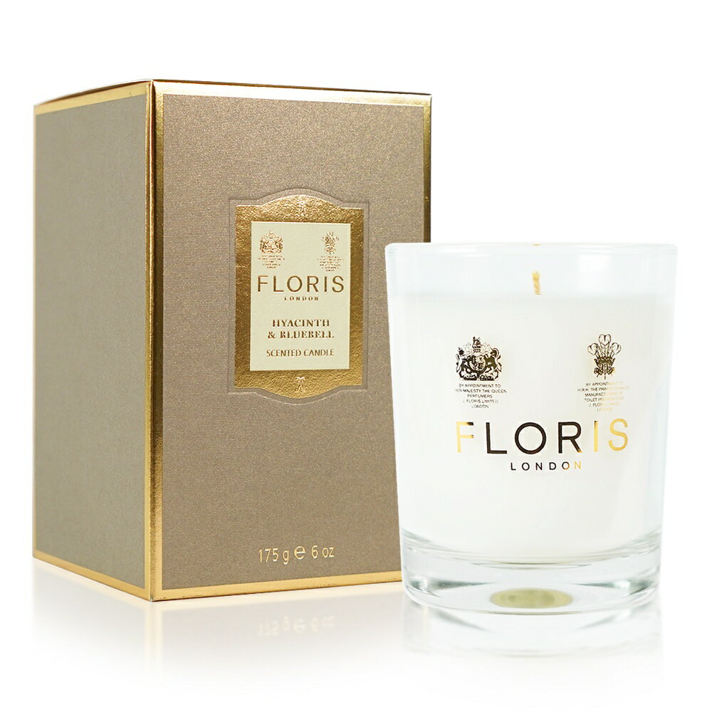FLORIS 風信子和藍風鈴香氛蠟燭 175G