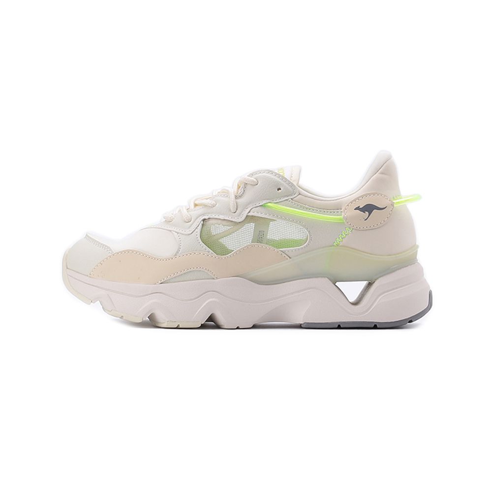 KANGAROOS CRYSTAL 簍空運動慢跑鞋 米灰 KW21521 女鞋