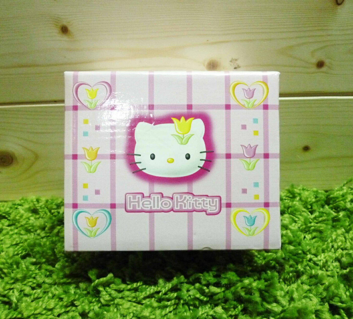 【震撼精品百貨】Hello Kitty 凱蒂貓 便條紙附整理盒-鬱金香圖案【共1款】 震撼日式精品百貨