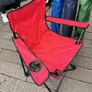 美麗大街【108080828】有置杯網座休閒露營便攜型摺疊露營椅