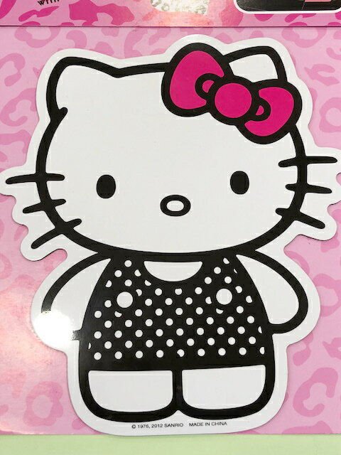 【震撼精品百貨】Hello Kitty 凱蒂貓 凱蒂貓 HELLO KITTY 車用大磁鐵-站立 震撼日式精品百貨