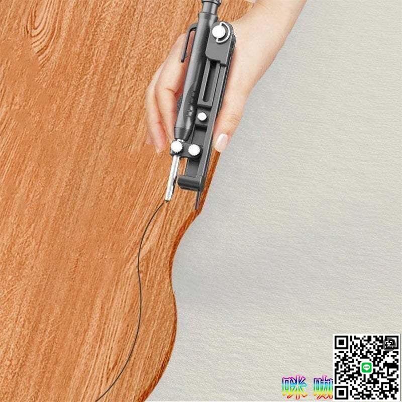 【千羽家居】取形劃圓定位異形劃線輪廓規圓規木工裝修貼磁磚板材取樣劃線規