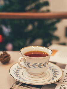 英式下午茶紅茶杯情侶對杯ins風復古陶瓷花茶杯單品咖啡杯碟套裝