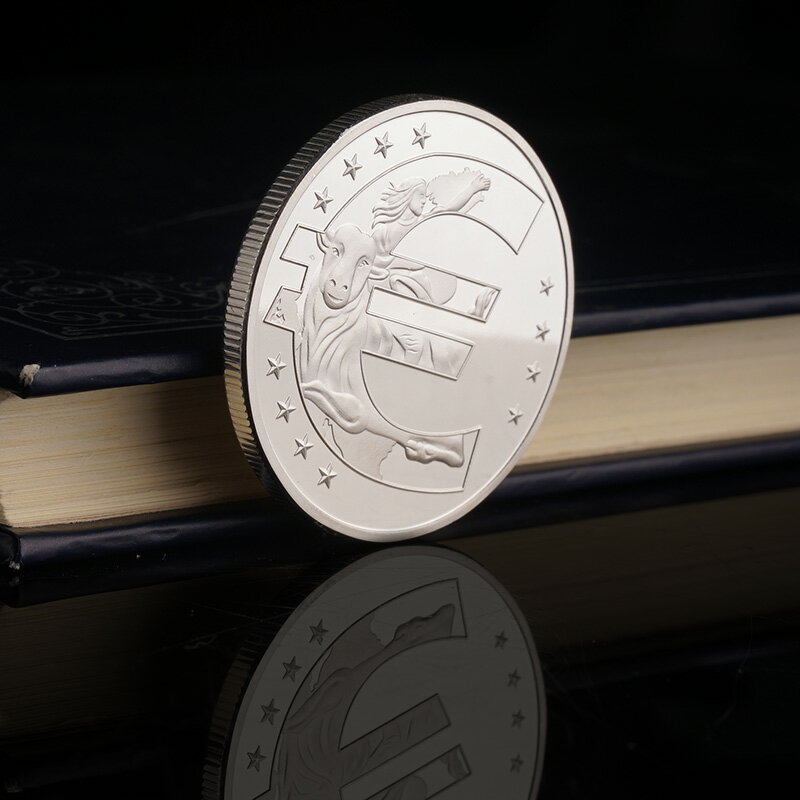 歐盟紀念章 十二國鍍金裝飾工藝品創意禮品時尚雙色裝飾硬幣禮物 1