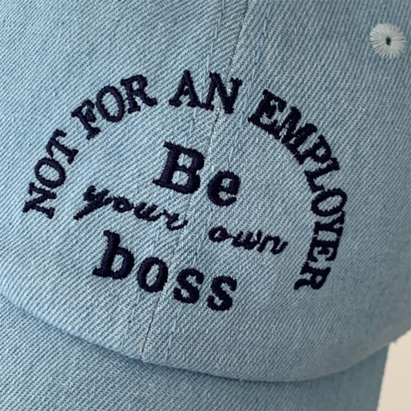 ANNAS 韓國牛仔棒球帽 刺繡英文字母 鴨舌帽 帽子 單寧 7