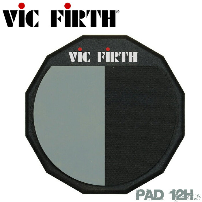 【非凡樂器】VIC FIRTH 『PAD12H』12吋單面雙材質打擊板/打點版