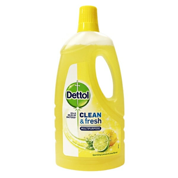 即期出清 Dettol 抗菌居家多功能清潔液 - 檸檬萊姆香款 1000ml 大容量 英國進口