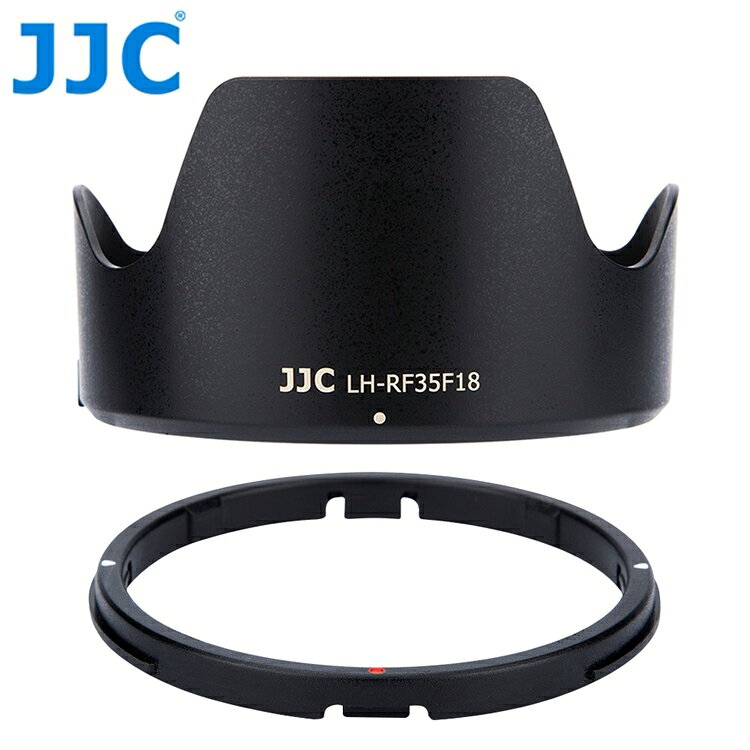 又敗家(升級版/可倒裝反扣)JJC副廠Canon遮光罩相容佳能原廠EW-52遮光罩LH-RF35F18(適RF 35 mm F/1.8 MACRO IS STM)太陽罩lens hood【全館299超取免運】【APP下單點數4倍送】