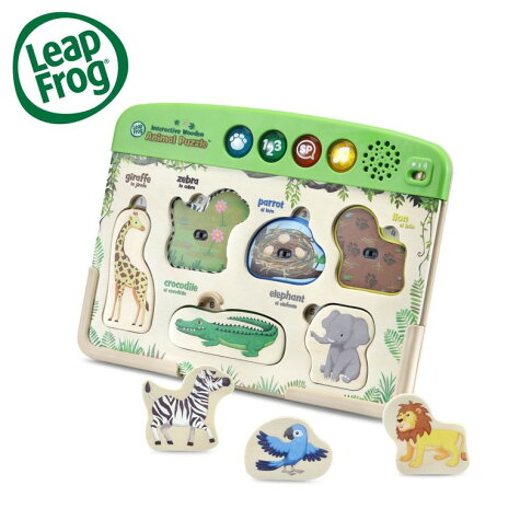 LeapFrog 跳跳蛙 木質動物拼圖★愛兒麗婦幼用品★ 0