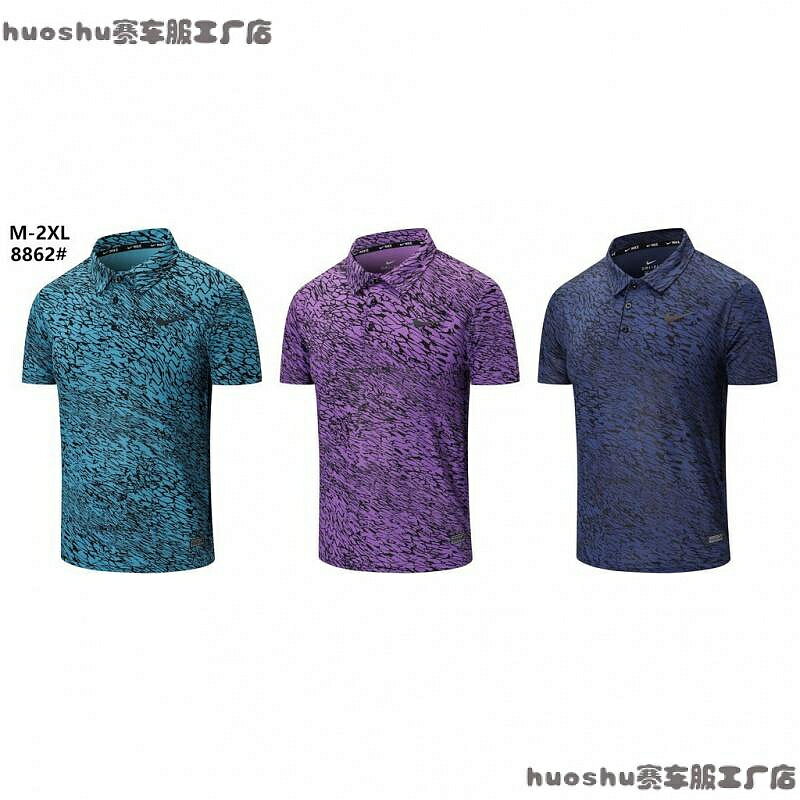 2023迷彩速乾上衣彈力高爾夫男裝短袖T恤男golf運動服裝球衣服POLO衫