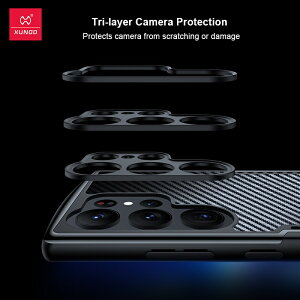 SAMSUNG 適用於三星 Galaxy S23 Ultra 手機殼 XUNDD 軟 TPU 遊戲散熱防震保護套