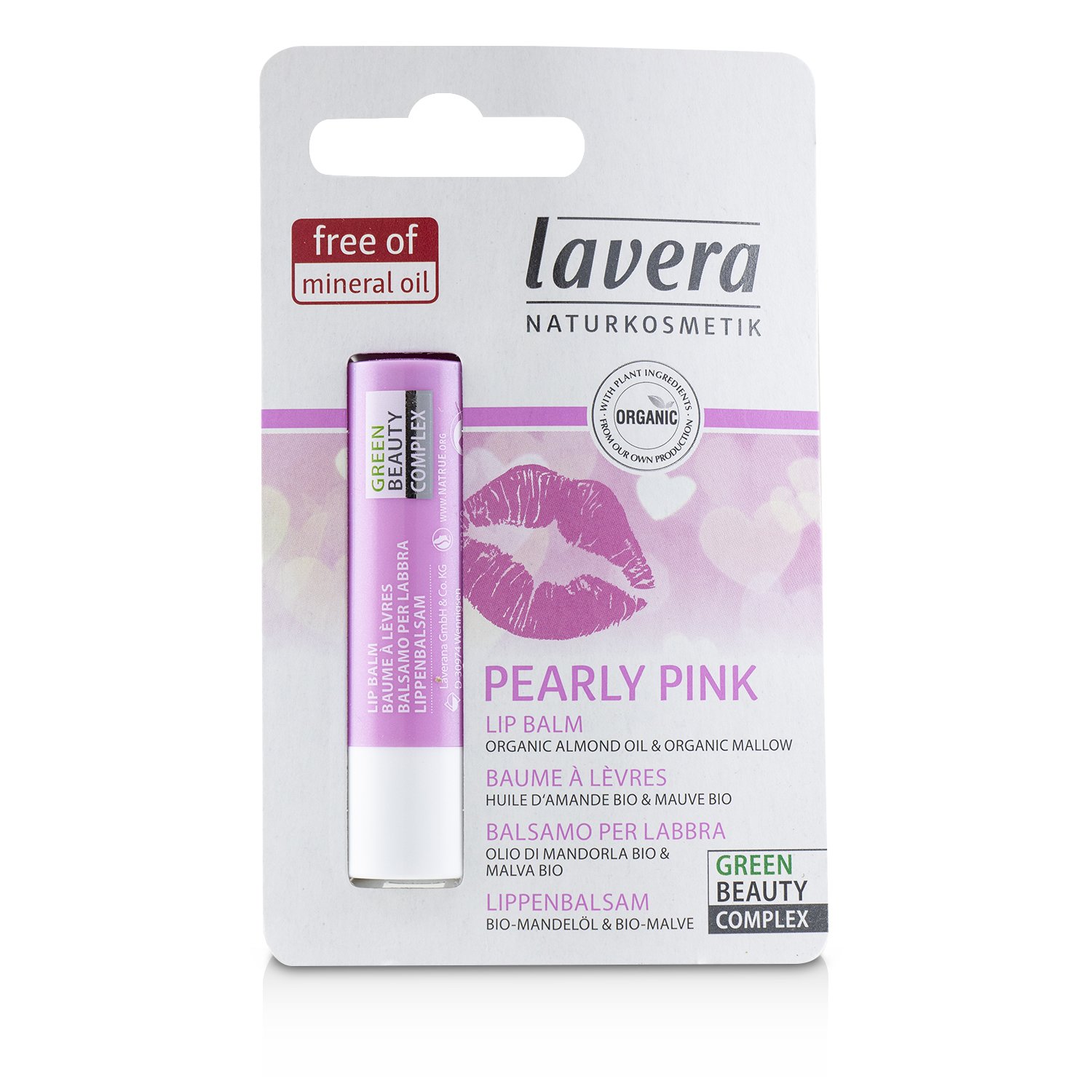 萊唯德 Lavera - 珍珠粉潤唇膏Pearly Pink Lip Balm