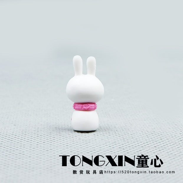 Q萌可愛小兔子迷你版/超小號卡通公仔模型玩偶微景觀擺件場景 2