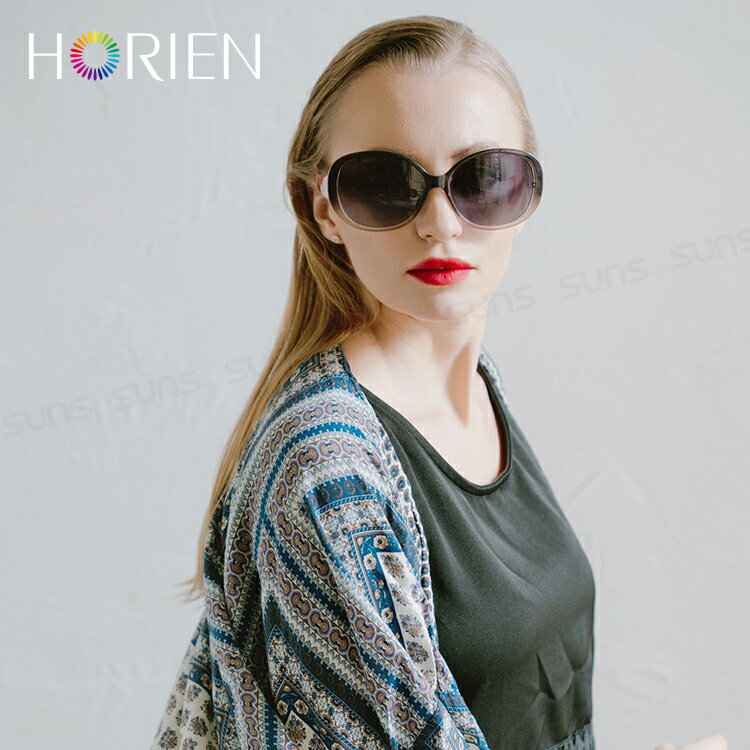 HORIEN海儷恩 星辰楓葉紅淑女偏光太陽眼鏡 抗UV400 (HN 1215 C01) 3