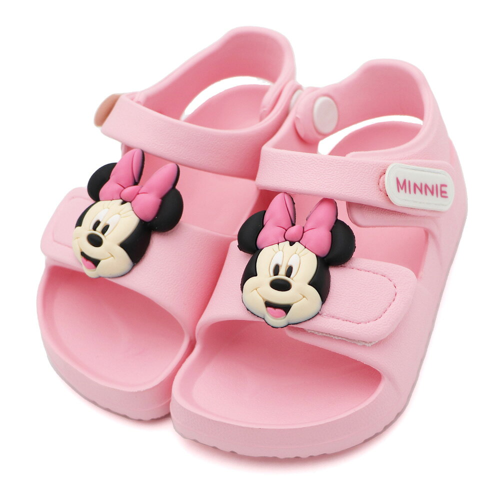 DISNEY MICKEY AND FRIENDS 台灣限定 涼鞋 小中童鞋 米妮 粉 Y2049 (D124536)