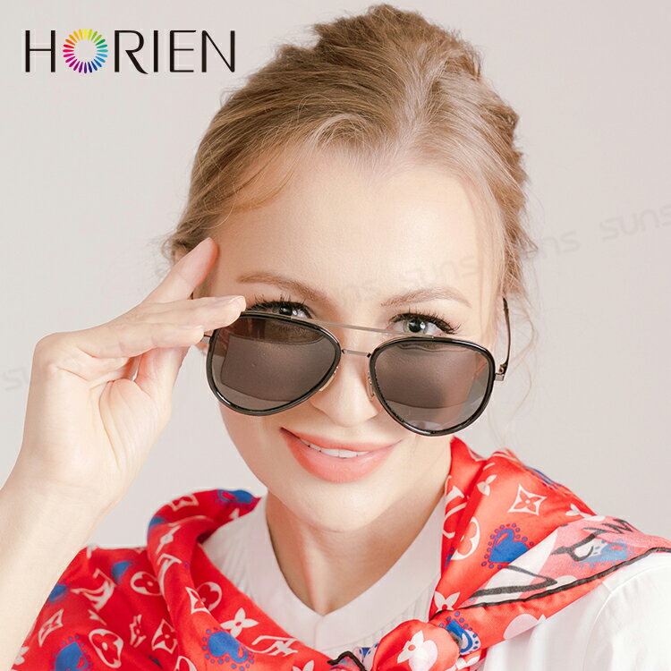 HORIEN海儷恩 經典傳奇復古飛行員偏光太陽眼鏡 抗UV400 (N 6518 TR58) 3