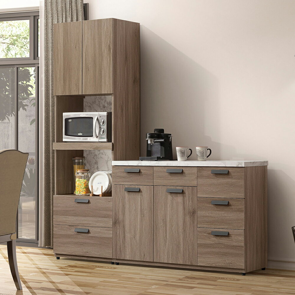 【多木家居】木斯MOOSE-523/180公分組合餐櫃