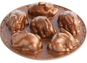 [美國直購] Nordic Ware 90148 兔子寶寶蛋糕烤盤 Baby Bunny Cakes Pan