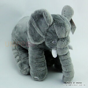 【UNIPRO】灰色 大象 絨毛 娃娃 玩偶