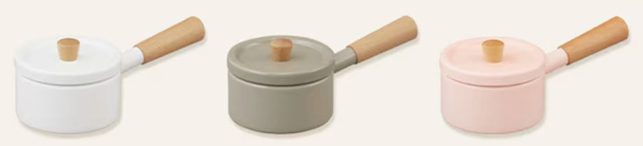 日本 新款 IRIS OHYAMA MLKP-14 鋁合金 牛奶鍋 14cm 附蓋 泡麵鍋 湯鍋 陶瓷塗層 電磁爐可用 日本必買代購