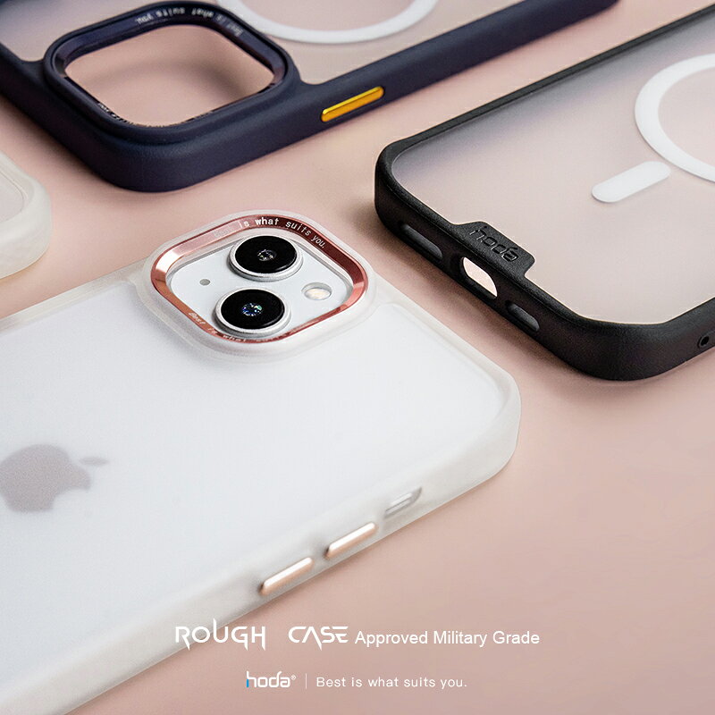 HODA 柔石 霧面 保護殼 防摔殼 手機殼 適用 iPhone 14 plus Pro Max 8
