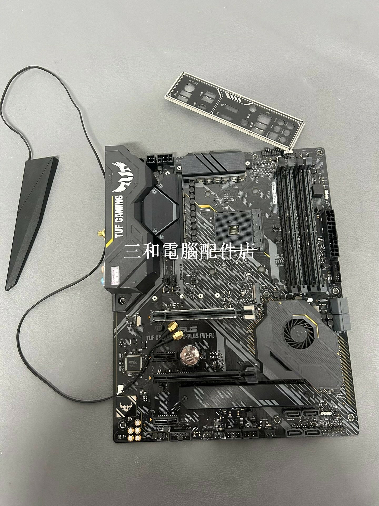 華碩 TUF X570 Plus WiFi 主機板 ATX 型號 支持 AMD 5900X 高效能拆機配件 全新實物 成色佳