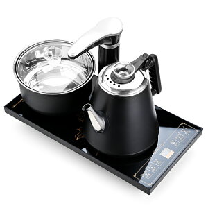 瀾揚全自動上水壺電熱燒水家用茶臺一體抽茶具電磁爐煮器泡茶套裝