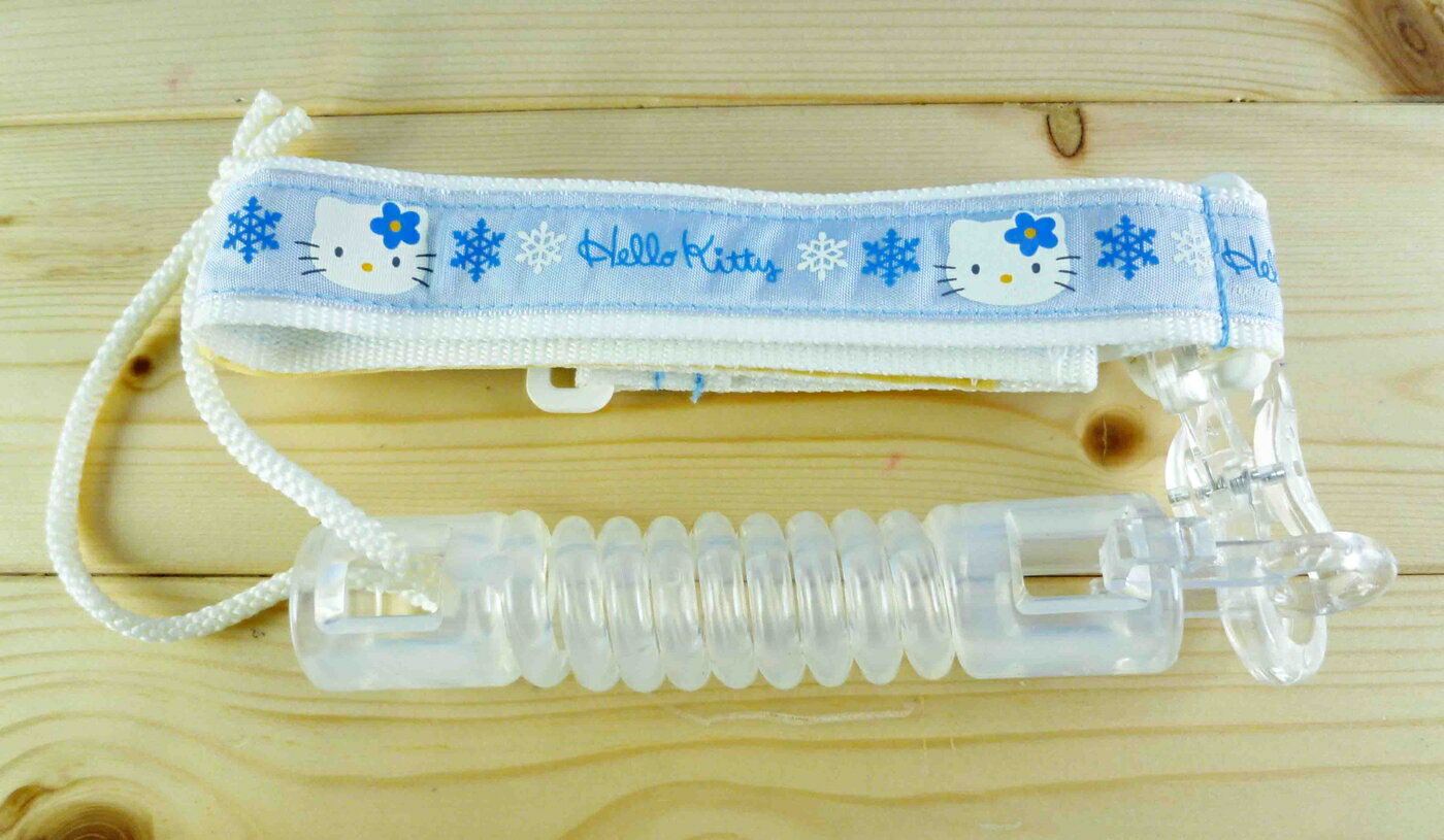 【震撼精品百貨】Hello Kitty 凱蒂貓 HELLO KITTY伸縮扣帶-藍 震撼日式精品百貨