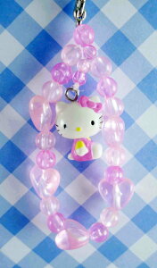 【震撼精品百貨】Hello Kitty 凱蒂貓 手機吊飾-粉心 震撼日式精品百貨