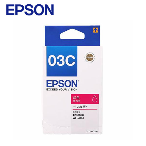 EPSON T03C350 紅色墨水匣 (WF-2861)