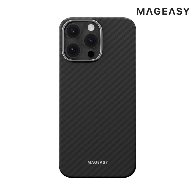 MAGEASY Apple 蘋果 iPhone 16 Pro 6.3吋 Kev M 軍工航太纖維手機保護殼(1500D) 手機殼 保護套 磁吸殼 支援 MagSafe【愛瘋潮】