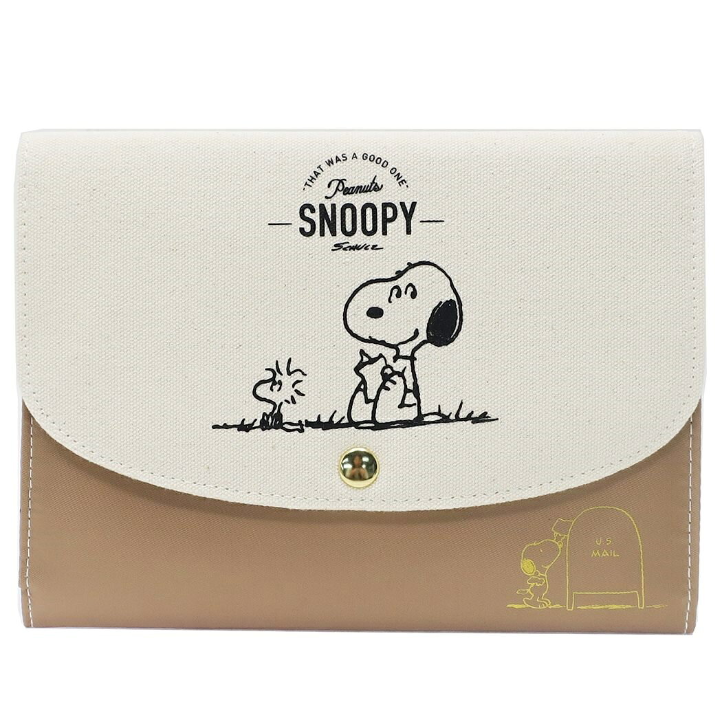 大賀屋 史努比 存摺包 票卡包 媽媽手冊 錢包 收納包 出國包 SNOOPY 日貨 正版 授權 J00014246