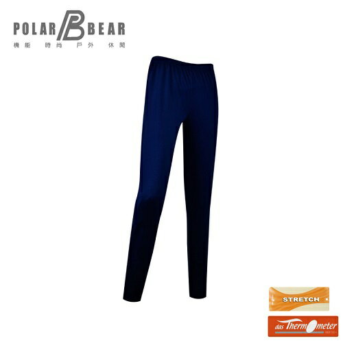 【POLAR BEAR】女彈性日本Das Thermometer保暖內著長褲-DSP72