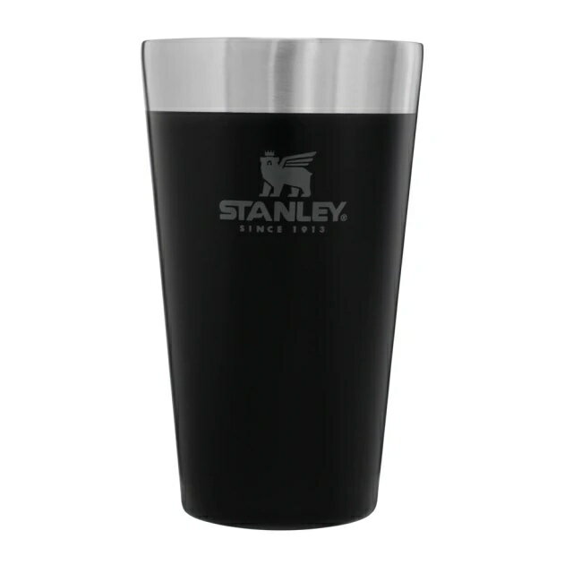 ├登山樂┤ 美國 Stanley 冒險系列 真空不銹鋼 品脫杯 0.47L / 消光黑 (24年版) 10-02282-201