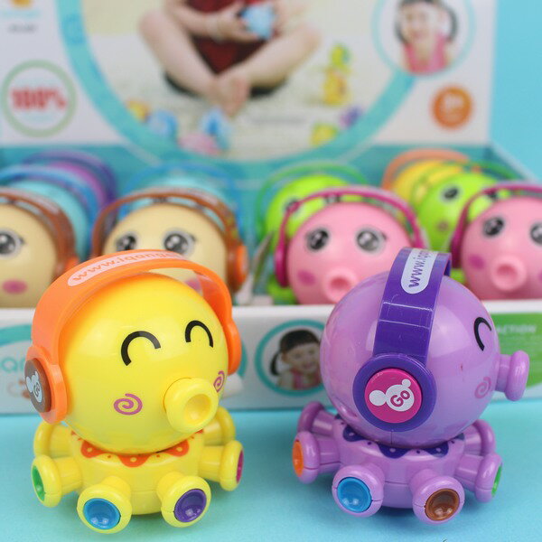 發條章魚 658 發條轉轉可愛章魚/一個入(促60) Q版章魚玩具(真環保.不必用電池喔)~生【領券滿額再折千12/31止】